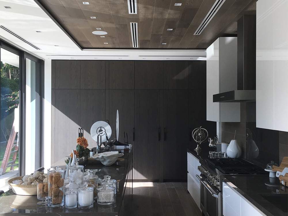 Cal & Son finished kitchen and ceiling detail