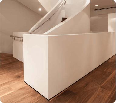 Completed flooring project