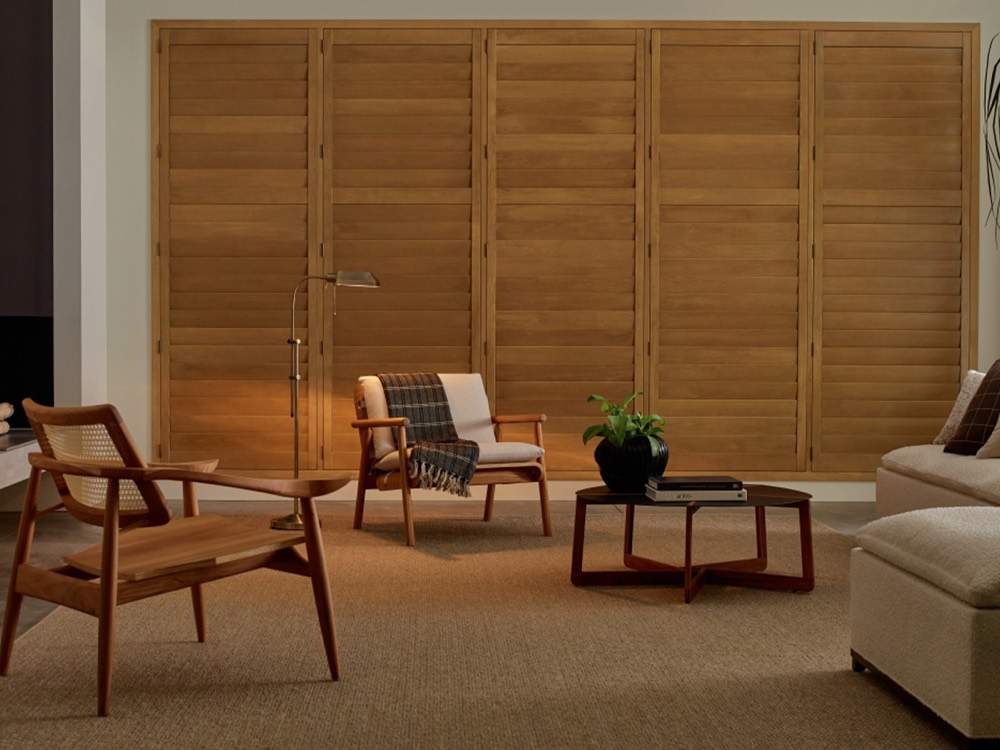 Heritance hardwood shutters