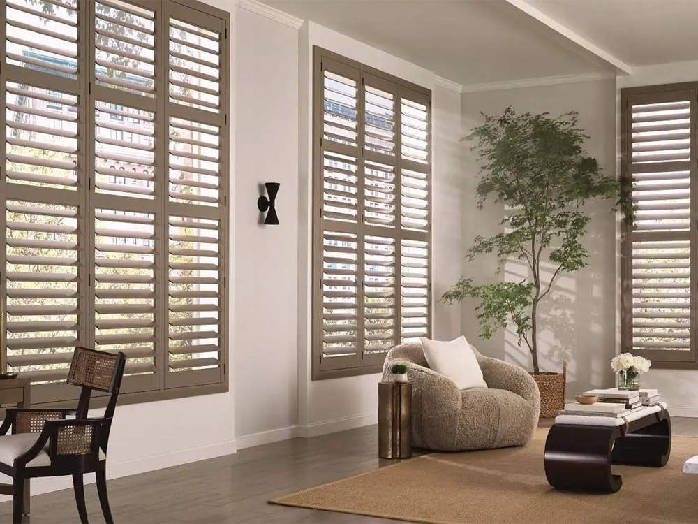 Polysatin and alternative wood shutters
